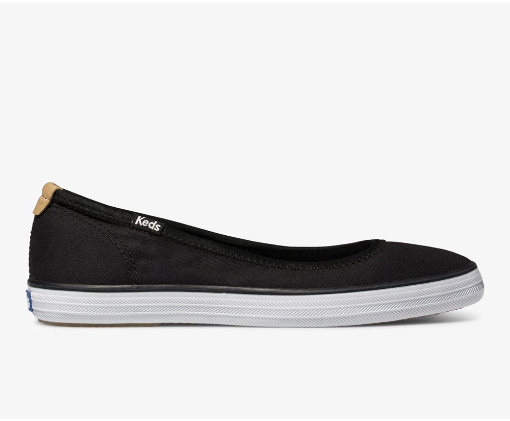 Slip Ons Keds Femme Noir - Bryn - 915-CWRHID